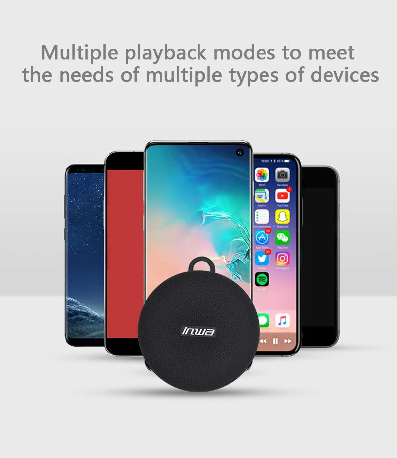 Bicycle Bluetooth Portable Wireless Sound Box with Bracket Handlebar Speaker Waterproof Subwoofer for Scooter Outdoor
