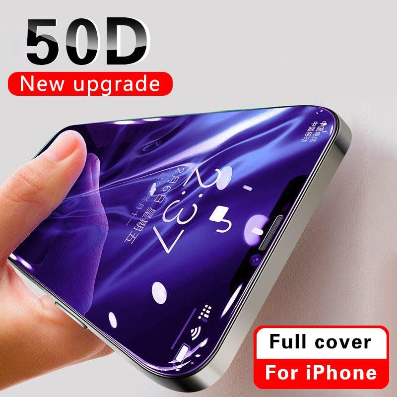 8K HD Anti Peeping Luxury Fast Install Full Cover Glass Screen Protector For iPhone 14 13 12 11 PRO MAX MINI X XS 9H Hardness Tempered Glass Scratchproof Shatterproof Bubble Free Screen Protector For iPhone Stevvex