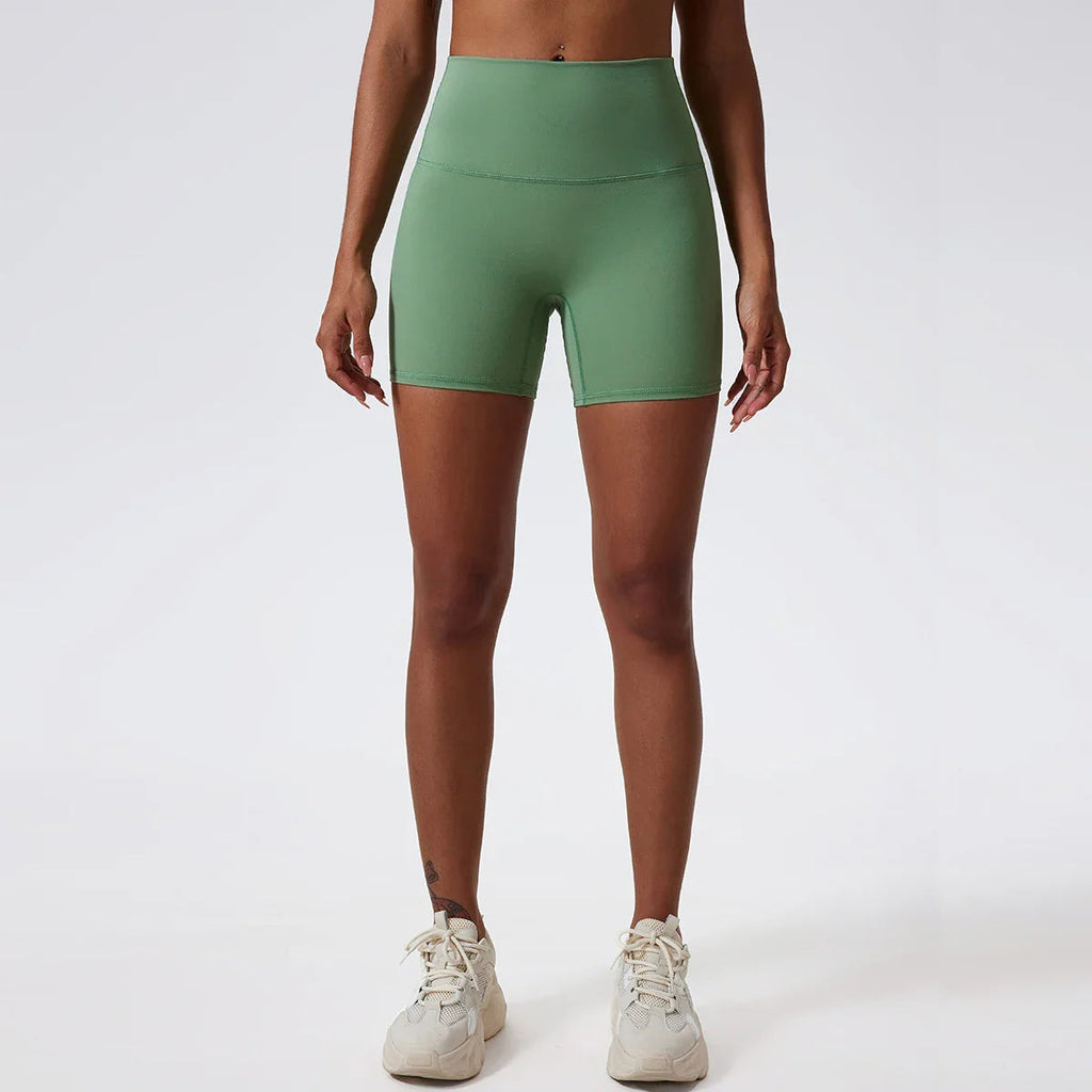Ultra Comfort High-Waist Yoga Shorts THRIXINE