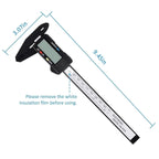 1PC Plastic Digital Vernier Caliper Digital Display Caliper Mini Text Play Caliper Student Vernier Ruler 0-150mm Measuring Tool