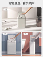 Trash Can Kitchen Sensor Recycle Bin Trash Can 20 Liters High Foot Wastebasket with Lid Dustbin Automatic Sensor Smart Trash Bin