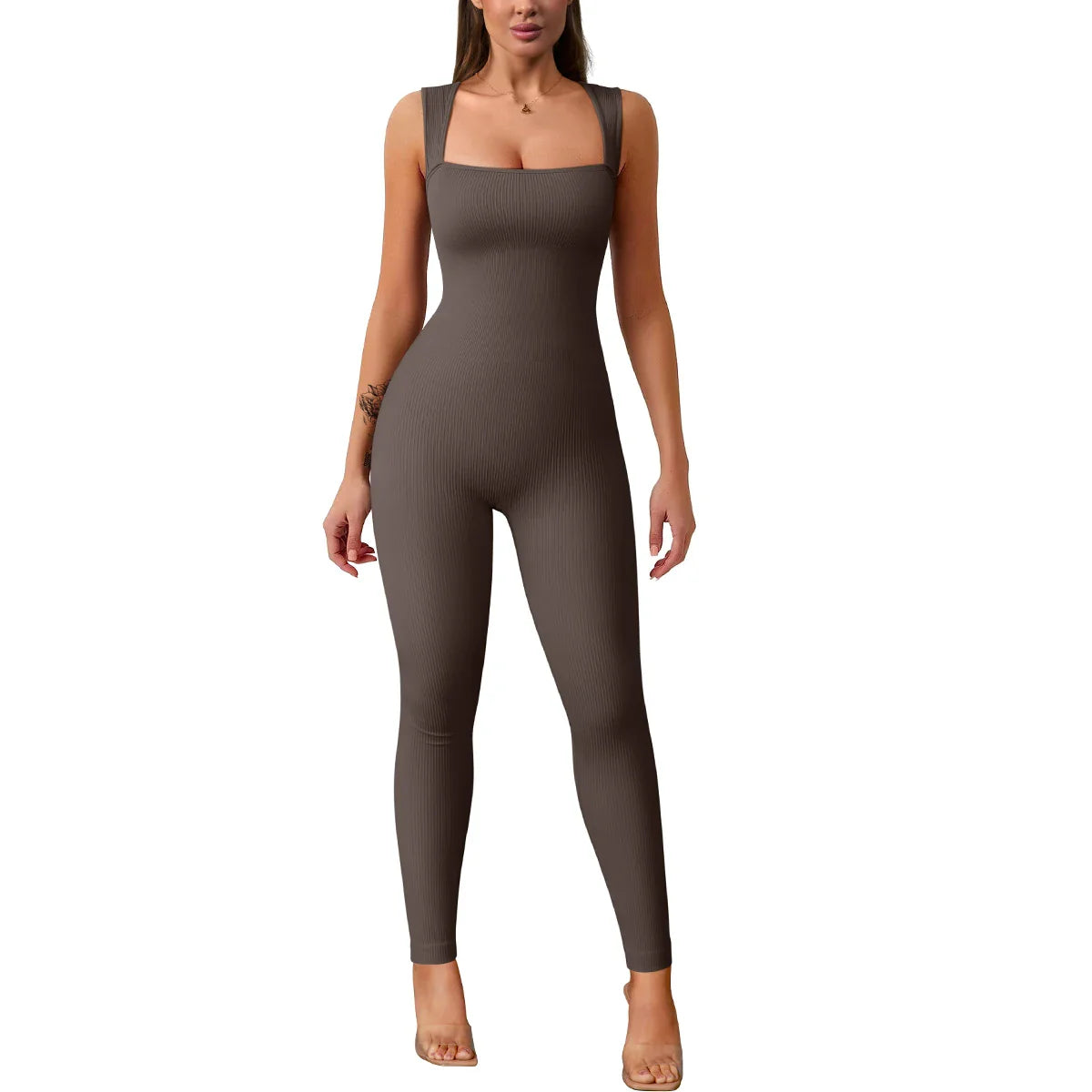 FitFlex Diva: Sleek High Waist Sports Jumpsuit - SJB-DIAMOND ELITES