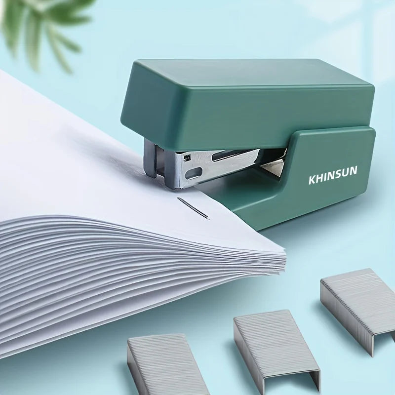 KHINSUN Mini Stapler Set Portable Color Paper Binding Machine Use 24/6 26/6 Staples Fashion Stationery Office Supplies Lootquake LLC