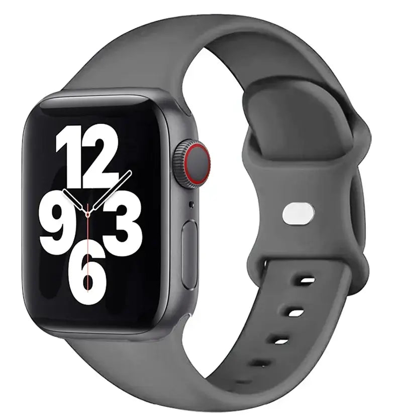 Apple Watch Silicone Band - Soft Waterproof Flexible Strap - SJB-DIAMOND ELITES