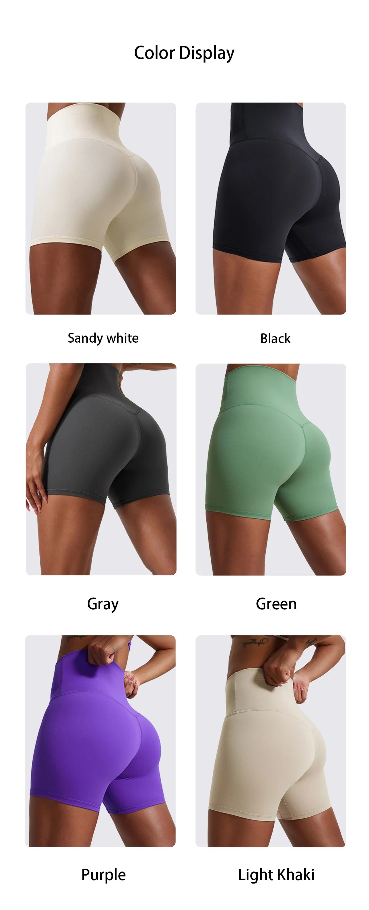 Ultra Comfort High-Waist Yoga Shorts THRIXINE