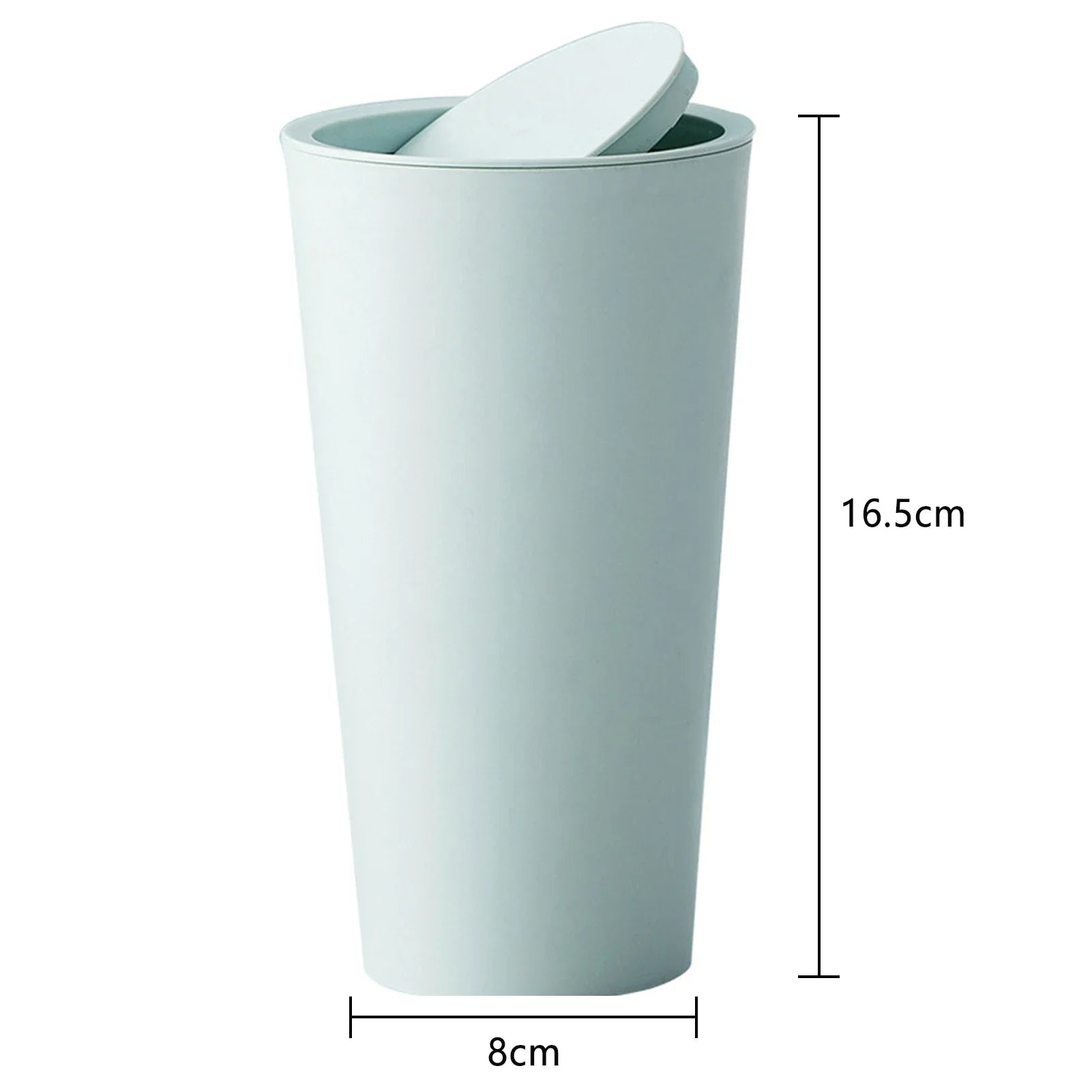 Mini Desktop Bin Small Trash Can with Cover Bedroom Trash Can Garbage Can Clean Workspace Storage Box Home Desk Trash Can Lootquake LLC