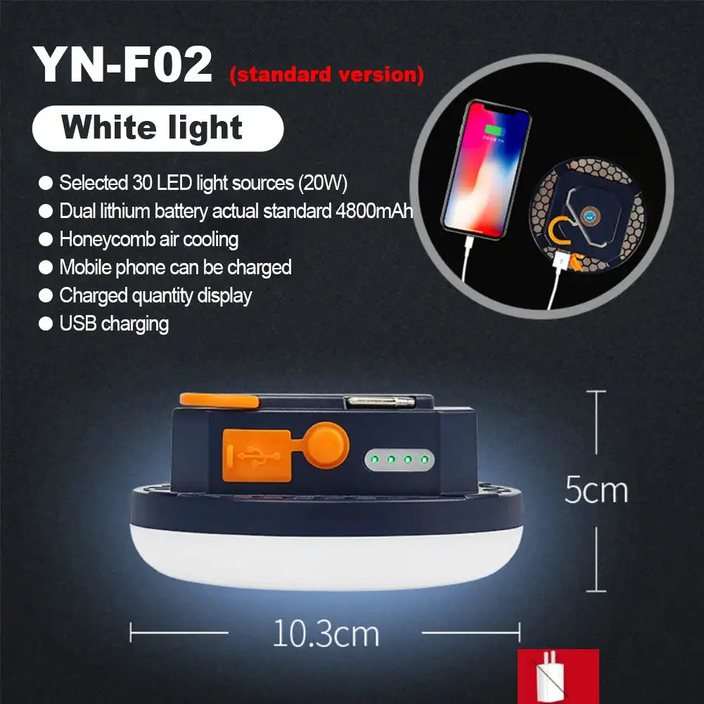 7200mAh Portable Emergency Night Market Light LED Tent Light Rechargeable Lantern Outdoor Camping Bulb Lamp Flashlight Home
