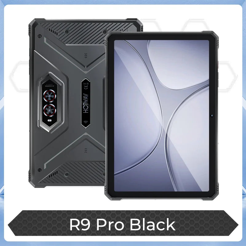 HOTWAV R9 Pro Rugged Tablet 11'' FHD+ 2K Display 20080mAh Massive Battery Pad Android 14 6GB 256GB Camera Global 4G Tablet PC Lootquake LLC