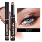 1PC Waterproof Pearlescent Eyeshadow Pencil Stick 8 Colors Lasting Glitter Shimmer Eye Shadow Highlighter Pen Eyes Makeup Tools Lootquake LLC
