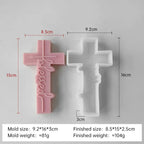 Portrait Face Silicone Mold Jesus Sculpture Cross Aroma Candle Resin Plaster Ornament Mold Home Decor Crafts Making Mould Lootquake LLC