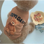 Dog Clothes Dog Costume Pet Clothes Cartoon Bear Pet Shirt  Puppy Clothes Pet Vest Pet Clothes Dog Sport Shirt XS-XXL Lootquake LLC