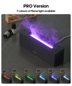 KINSCOTER Flame Aroma Diffuser Air Humidifier Ultrasonic Cool Mist Maker Fogger LED Essential Oil Lamp Realistic Fire Difusor Lootquake LLC