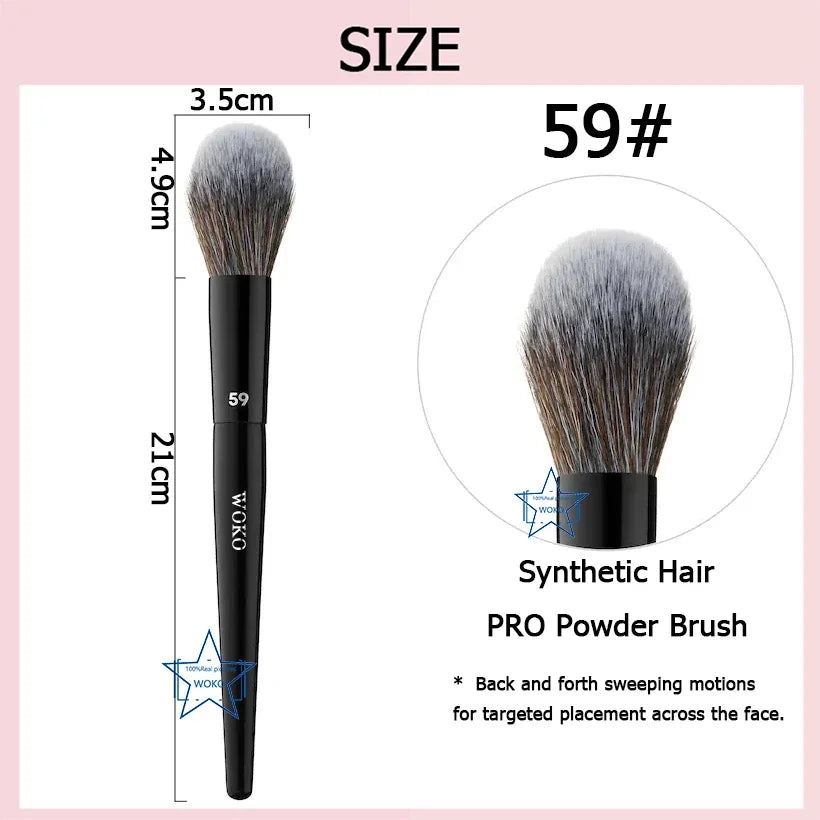 70 Pro Big Foundation Brush Cream Foundation Makeup Brush Chubby Professional Synthetic Hair Face Contour Foundation Makeup Tool Lootquake LLC