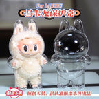 LABUBU V1 V2 transparent protective shell macaron standing protective cover dust cover doll labubu protector case Lootquake LLC