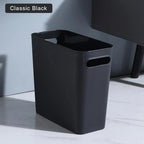Slim Large Trash Can Wastebasket Garbage Container High-Capacity for Bedroom Kitchen Office Storage Bin Orange Lootquake LLC