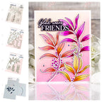 February 2025 New pink Floral Field Metal Cutting Dies Stamp Stencil Hot Foil Set DIY fresh Scrapbook Card Handmade Embossing Lootquake LLC