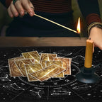 1pc Constellations Tarot Card Tablecloth Velvet Divination Altar Cloth Board Game Fortune Astrology Oracle Card Pad Tarot Decks