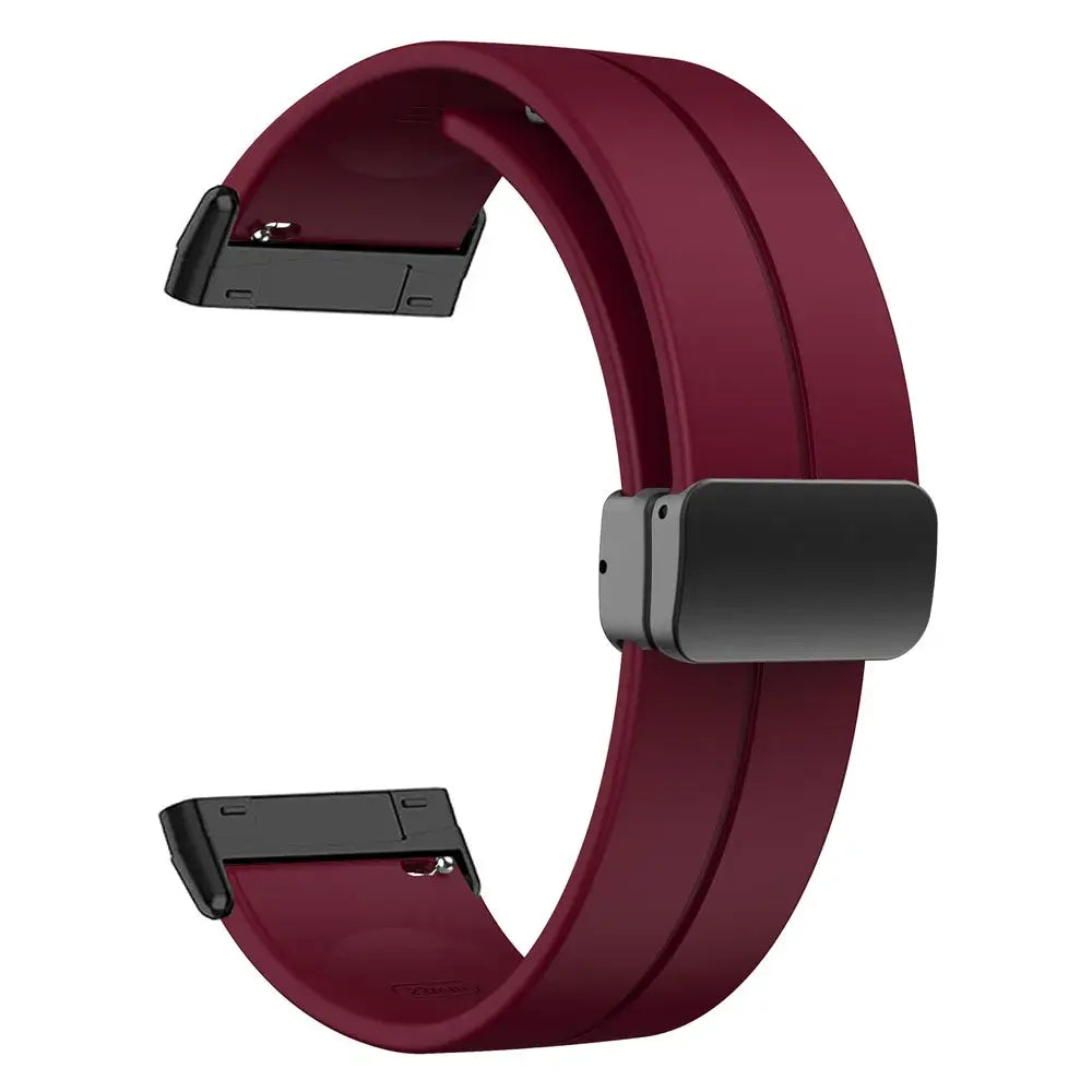 Fitbit Versa & Sense Silicone Strap With Magnetic Clasp - SJB-DIAMOND ELITES