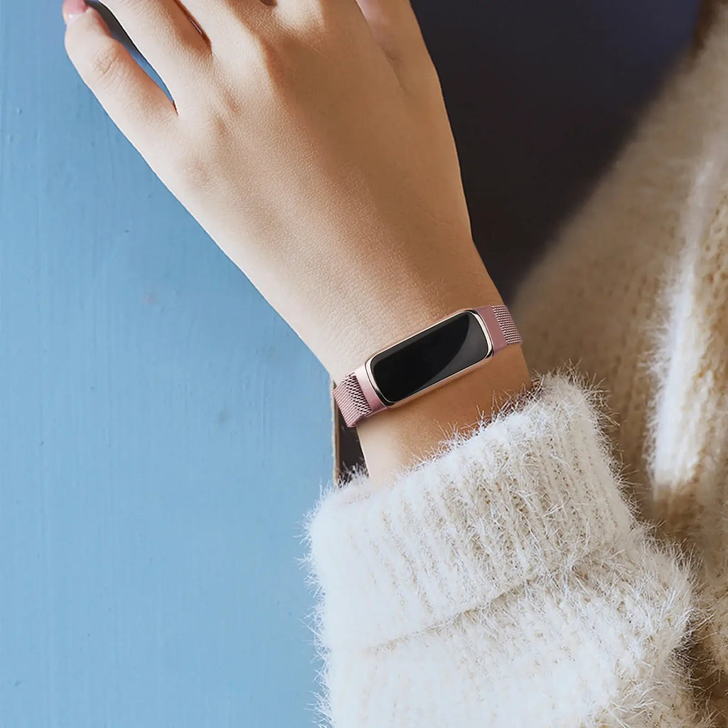 Fitbit Luxe Steel Magnetic Band - Elegant Mesh Design - SJB-DIAMOND ELITES