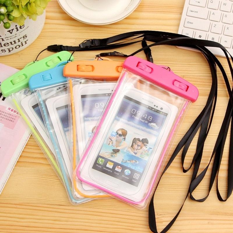 Waterproof Phone Case Universal Mobile Cover case For iPhone 13 Pro Max Phone Bag Underwater Case Phone Plastic Waterproof Underwater Pouch for Mobile Phone Case & Strap Stevvex