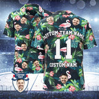 2025 Custom Photo Face Name Hawaiian Shirt Personalized Diy Text Beach Shirt Gift Mens Designer Shirts Customize Club Jersey Lootquake LLC