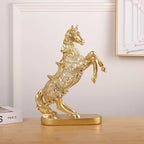 Resin Horse Sculpture, Animal Statue, European Style, Souvenir Gift, Living Room, Office, Study, Desktop Decoration, Gifts