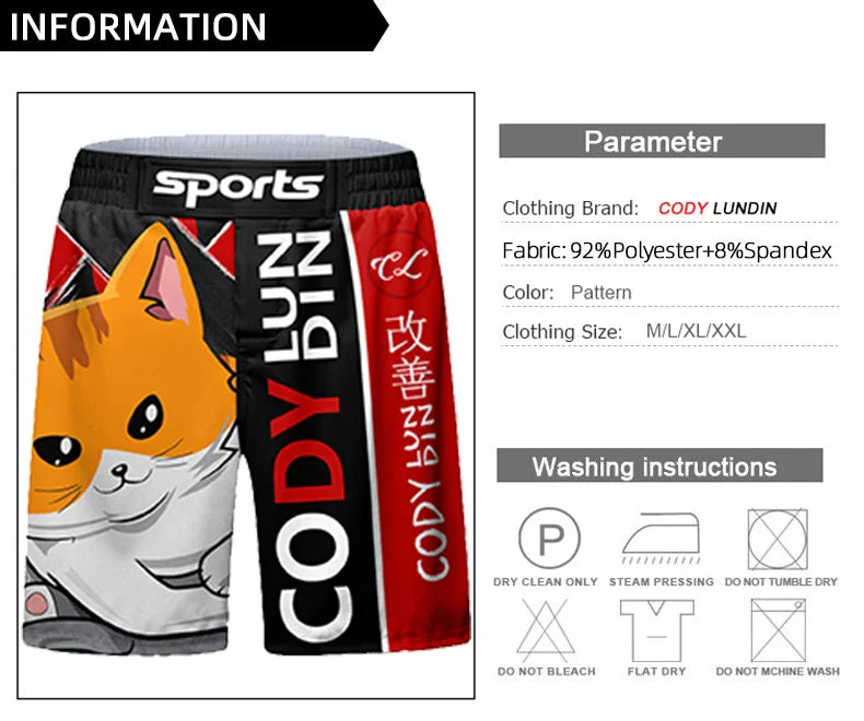 Cody Lundin Pro-Fight Shorts: Ultimate Performance Gear