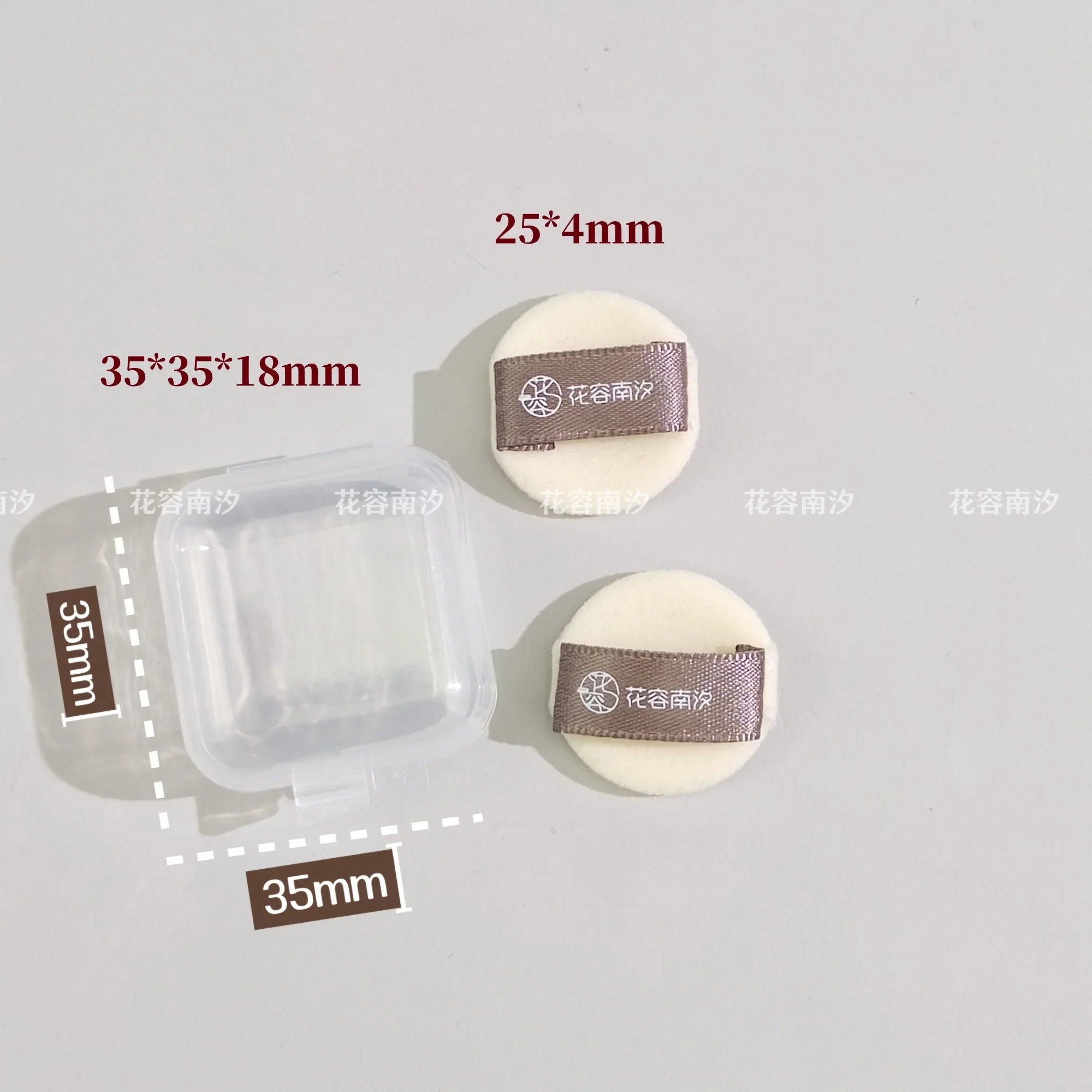 Small Flocking Mini Replacement Puff Loose Powder Foundation Puff Lootquake LLC