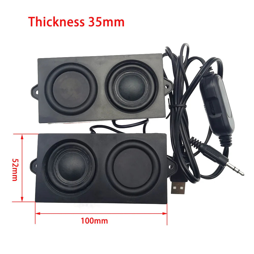 Portable Bluetooth Speaker Multimedia USB Stereo Loudspeaker Mini Music Player Surround Bass Box for pc Laptops Notebook Mobile Lootquake LLC