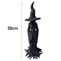 Halloween Witch Decoration Statue, Gothic Resin Sculpture Ornament, Retro Magician Decoration Craft, Dark Fantasy Decoration. Lootquake LLC