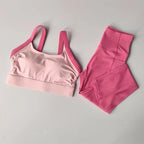 ZenFlex 2PC Women's Yoga Set: Bra & Leggings Duo THRIXINE
