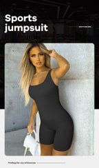 Seamless One-Piece Short Yoga Sportswear THRIXINE