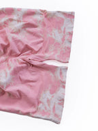 Women's Tie Dye Ruched High Waist Sports Shorts