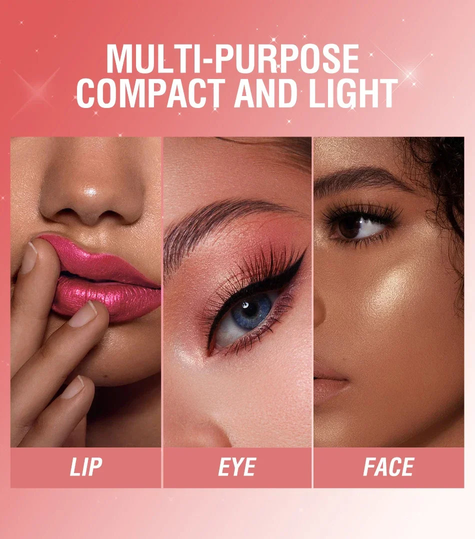 Fine Glitter lipstick, Quicksand Gold Lipstick, Moisturizing Silky Mermaid Girl Pink, Long-Lasting Waterproof Grapefruit Orange Lootquake LLC