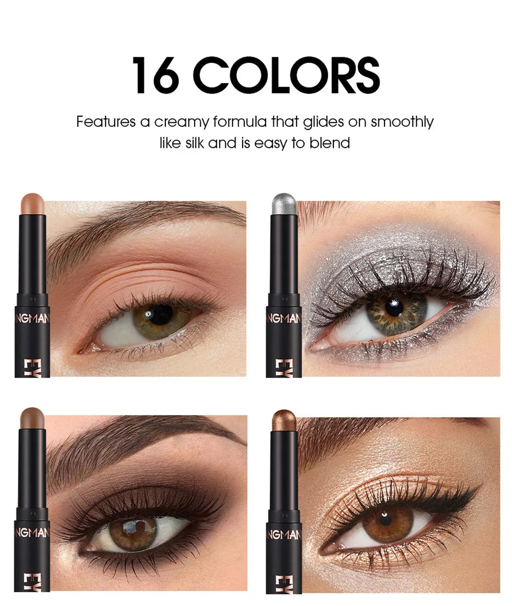 1PC Waterproof Pearlescent Eyeshadow Pencil Stick 8 Colors Lasting Glitter Shimmer Eye Shadow Highlighter Pen Eyes Makeup Tools Lootquake LLC