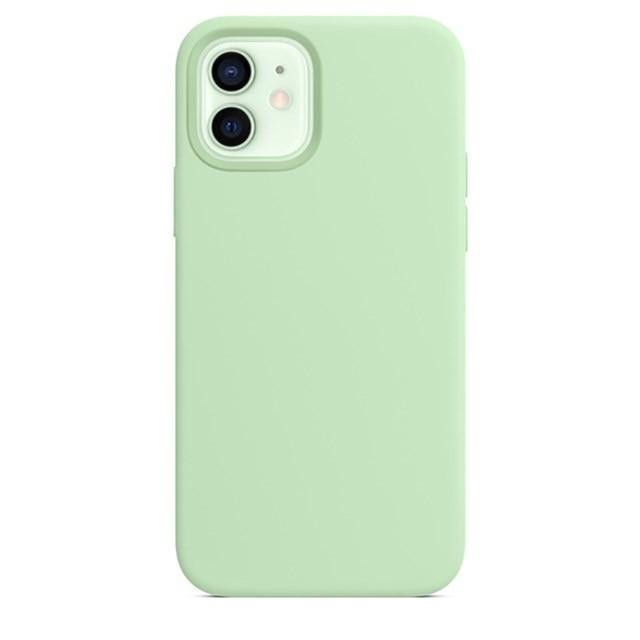 Luxury Silicone Case For iPhone 13 14 Pro Max Case For iPhone 13 Mini 13 14 Pro Cover Mobile Phone Case Silicone Back Cover For iPhone Anti-Scratch Slim iPhone Case For Women And Men Stevvex