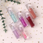 Private Label Clear Lipgloss Full Color Makeup Plumping Lip Oil Moisturizing Waterproof Lasting Lip Gloss Cosmetics Custom Bulk