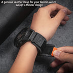 Leather Loop Velcro Garmin Straps - Quickfit