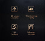 3PCS Privacy Screen Protector For iPhone 14 PRO MAX Anti-Spy Glass For iPhone 13 12 11 XS Max XR 7 8 Plus SE 2022 Tempered Glass 9H Hardness Tempered Glass Anti Spy Case Friendly Screen Protector