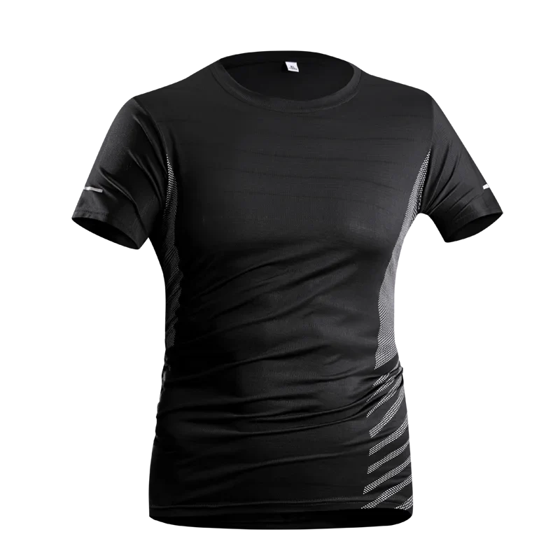 Cool Run Reflective Ice Silk Men's Fitness Tee