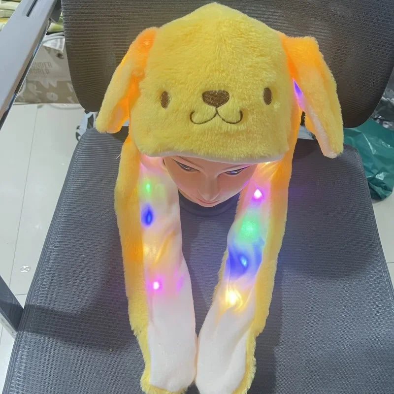 Glow-in-the-Dark Kuromi Plush Cap Pi-Mart