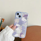 Luminous Art Abstract Phone Case For iPhone 13 12 11 Pro Max Transparent Silicone Shockproof Bumper Cover  Floral Girly Transparent Phone Case Glow In Dark iphone case