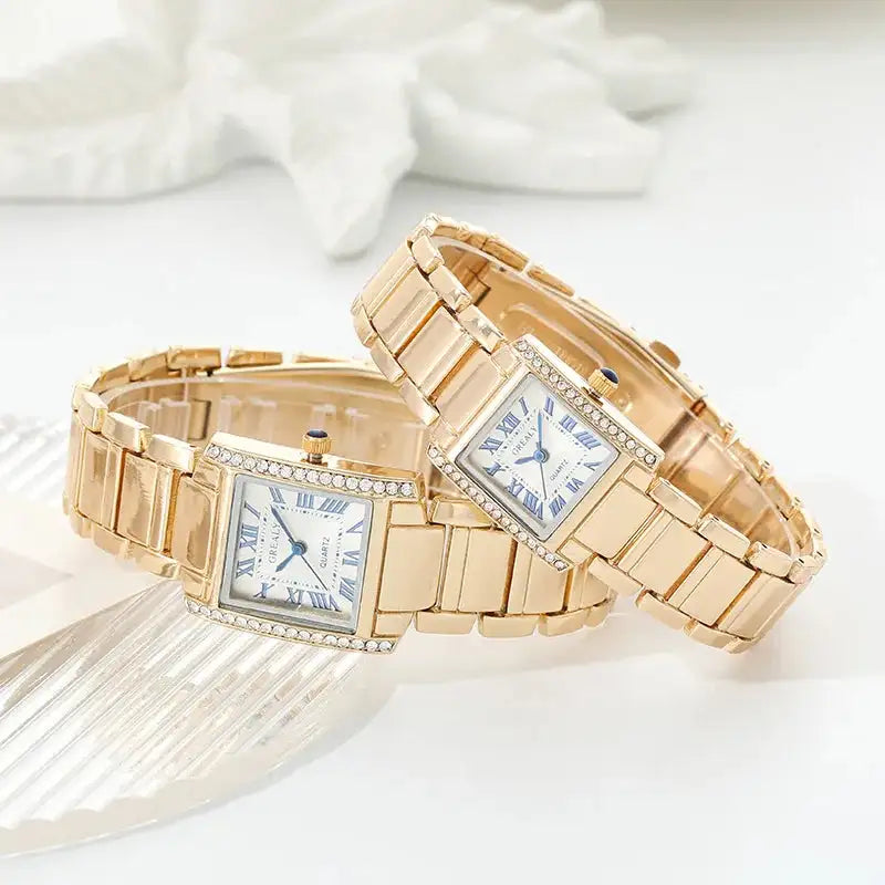 New Fashion Roman Scale Women Watches Luxury Ladies Wristwatch Quartz Watch Rhinestone Men Women Watches Relogio Feminino Clocks