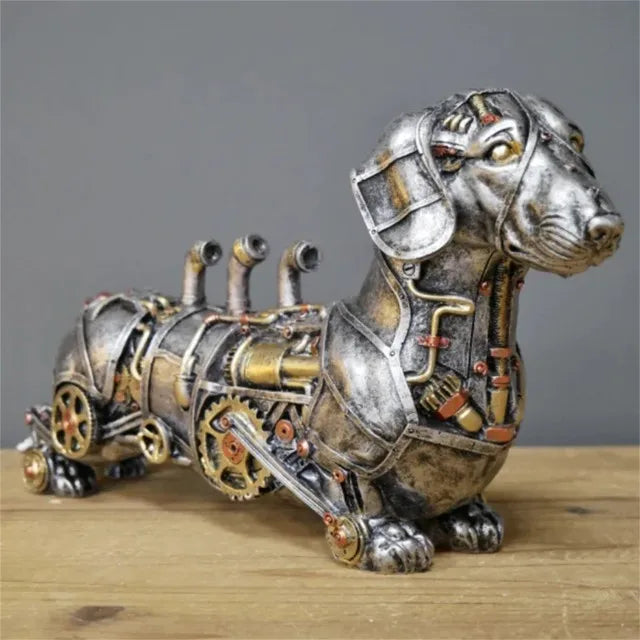Steampunks Style Animal Sculpture Mechanical Animal Ornament Decoration Heavy Industry Decoration Resin Mechanical Decoration Lootquake LLC