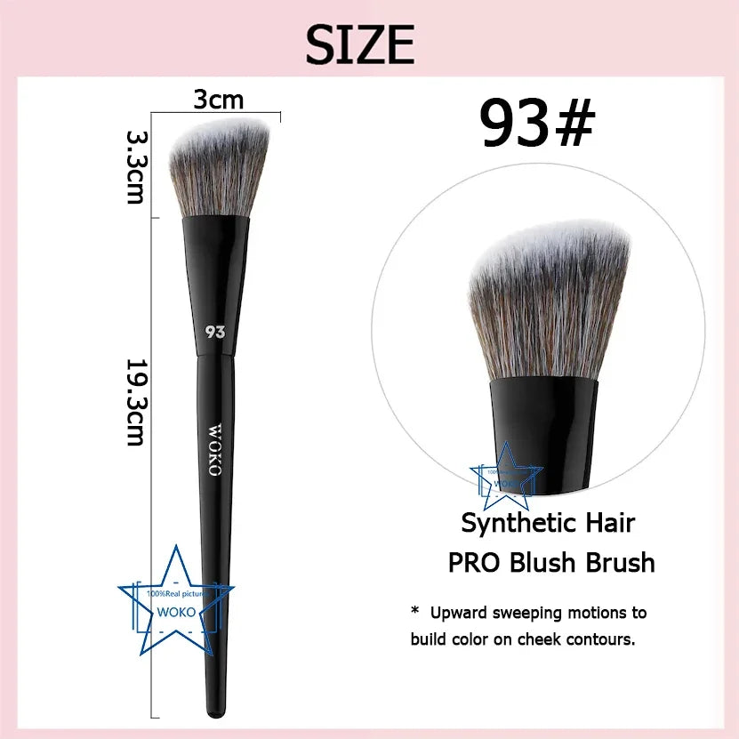 70 Pro Big Foundation Brush Cream Foundation Makeup Brush Chubby Professional Synthetic Hair Face Contour Foundation Makeup Tool Lootquake LLC