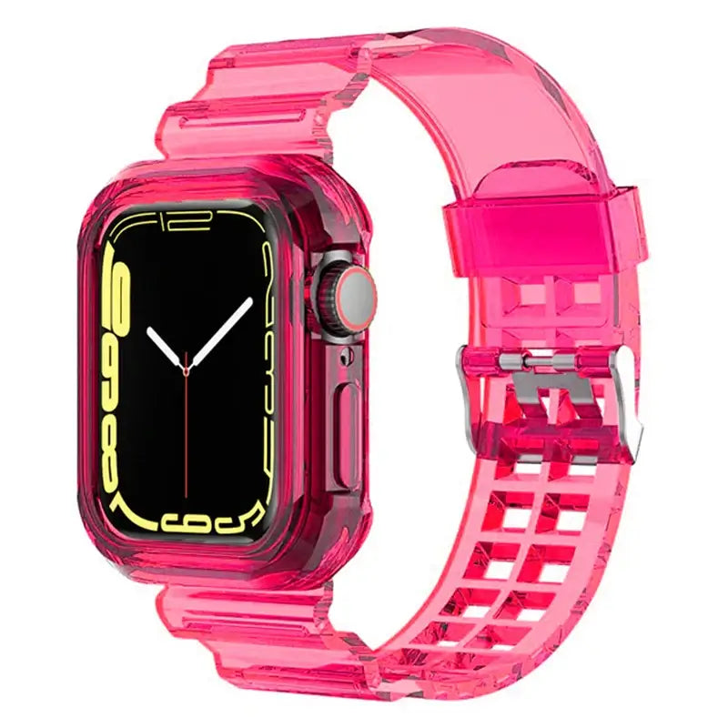 Apple Watch Clear Silicone Band - Durable Comfortable Strap - SJB-DIAMOND ELITES