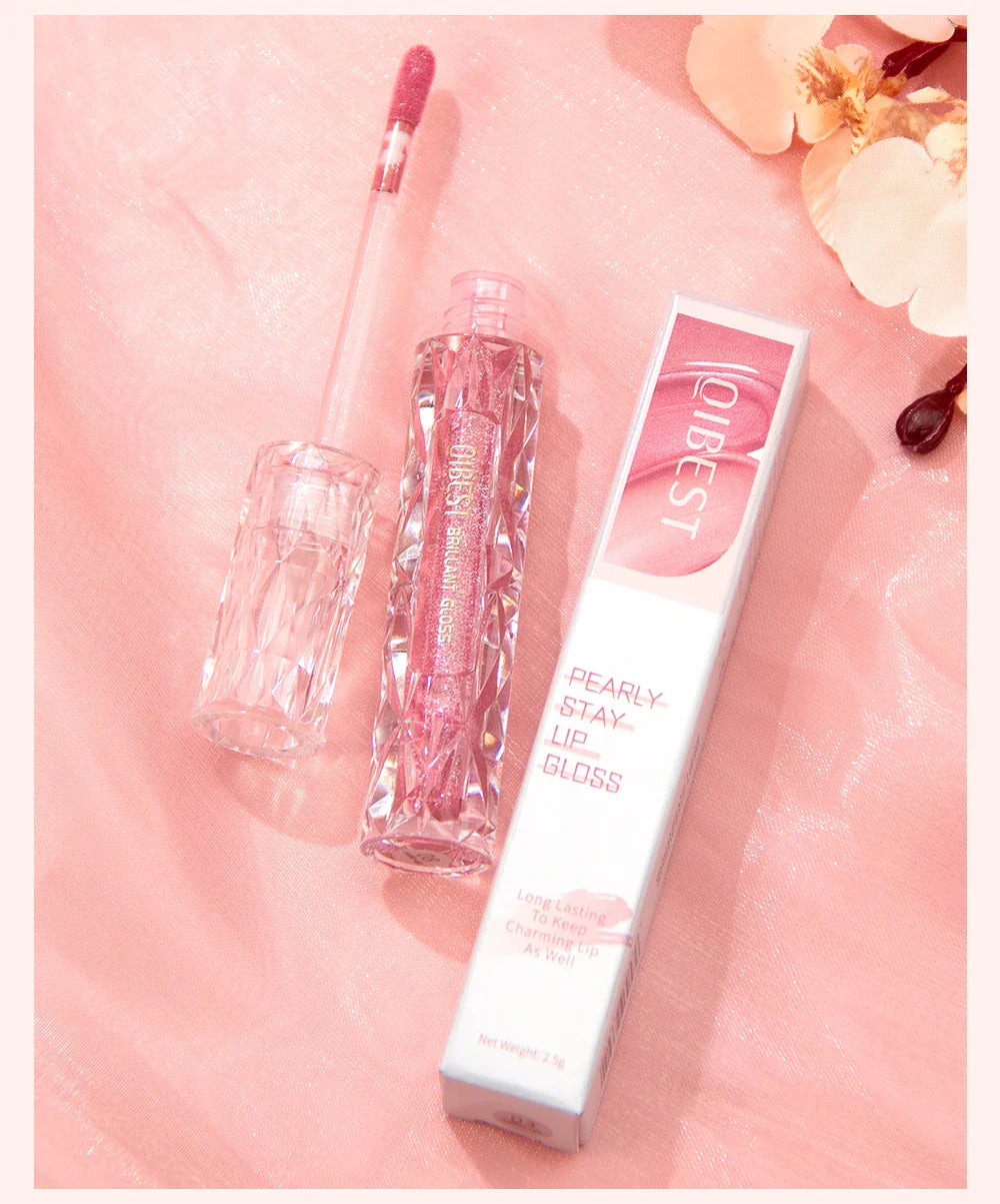 QIBEST Waterproof Diamond Shimmer Glitter Lipgloss Matte Liquid Lipstick Shiny Pearl Lip Glaze Long Lasting LipTint Women Makeup Lootquake LLC