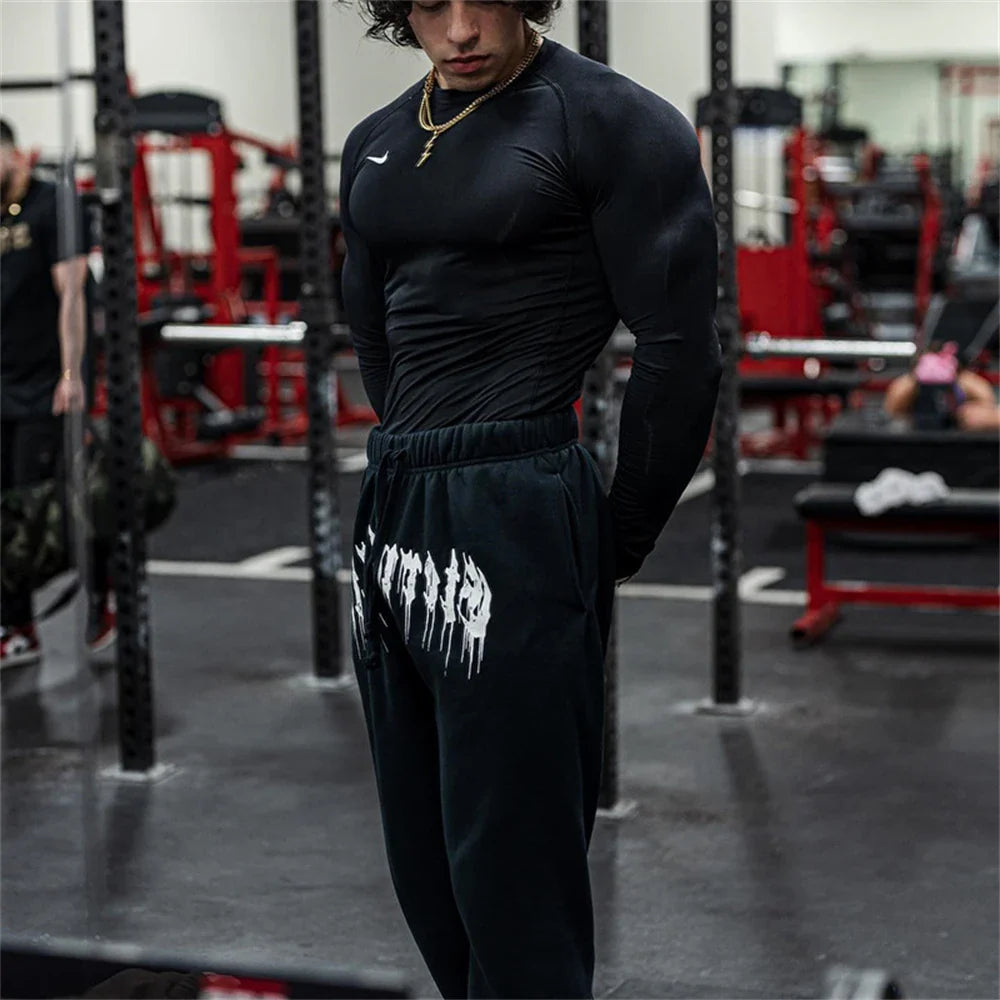 EquinoxFlex Men's Cotton Gym Joggers THRIXINE