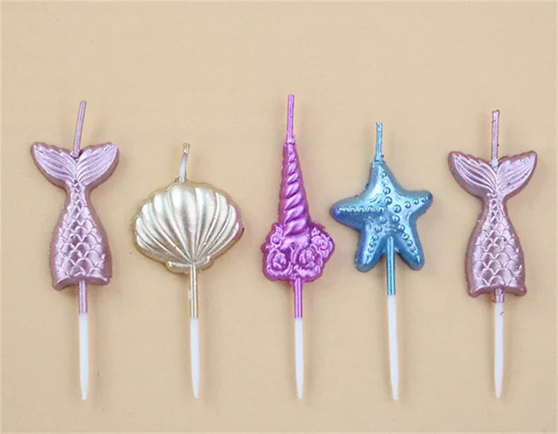Birthday Cake Candles Children's Gift House Mini Candle Colored Beautiful Ritual Funny Girl Christening Gifts For Guests Candle Lootquake LLC