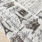 Newspaper Printed Fabric Quilting Cloth Cotton Linen For DIY Sewing Tablecloth Cushion Placemat Storage Bag Handicraft Materials Lootquake LLC